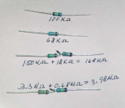 old receiver resistors selection