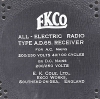 Ekco Round Radios