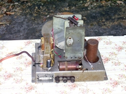 old radio power supply with small transformer